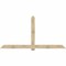 Ekena Millwork Eugene Rough Sawn Timber Gable Bracket, Douglas Fir, 108"W x 54"H x 2"D x 6"F, 12/12 Pitch GBW108X54X0206EUG00RDF - alternate 1